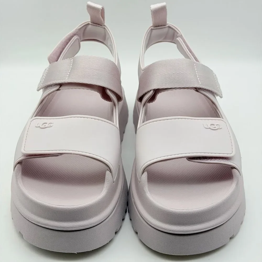 NWT UGG GoldenGlow Women's Light Pink Platform Sandals 10